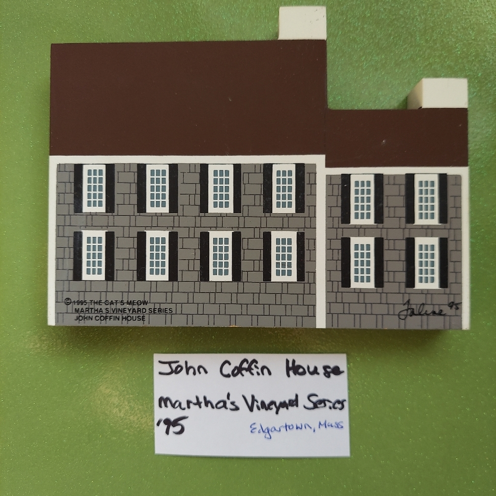 John Coffin House _ Edgartown, MA _ 1995 _ Cat's Meow Village - Picture 2 of 3